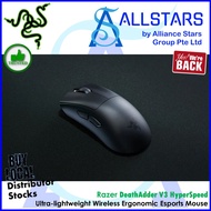 Razer Deathadder V3 HyperSpeed Ultra-Lightweight Wireless Esport Mouse (RZ01-05140100-R3A1) (Warrant
