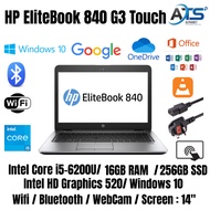 HP EliteBook 840 G3 Intel i5 6Th Gen - 16GB RAM - 256GB SSD 14" FULL HD TOUCHSCREEN - WIN 10 PRO