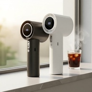 Handheld Jet Fan GS9, Mini 100-Level, 6000mAh Battery, LED Display, Personal Cooling  Kipas Jet Tang