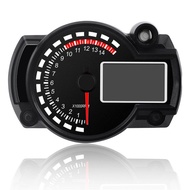 เครื่องวัดระยะทาง RX2N รถจักรยานยนต์ดิจิตอล LCD เครื่องวัดความเร็วรถจักรยานยนต์14000รอบต่อนาทีเครื่อ