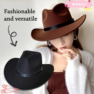 WUPEI47AD Fedora Hat, Belt Buckle Flap Brim Bucket Hats,  Short Brim Felt Fabric Casquette Hats Wint