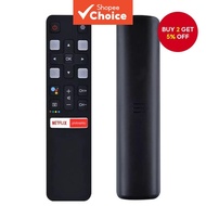 The RC802V remote control is compatible with TCL Android smart TVs, including models FNR6, 49P30FS, 