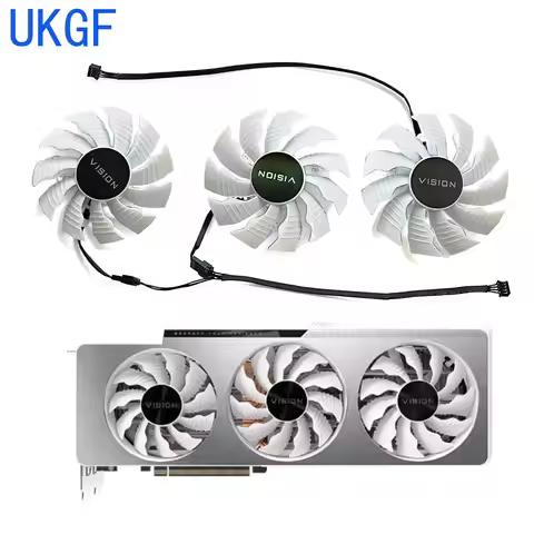 Brand new 82MM 87MM 4PIN PLA09215S12H RTX 3080 GPU fan for Gigabyte RTX 3070 3080 Ti RTX 3090 Vision