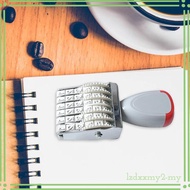 [LzdxxmydfMY] Rubber 6 digits Roller Stamp Number Seal Digit Stamp Digital Rolling Stamp 5mm