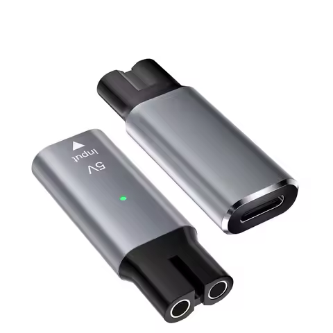 5V Type-C Shaver Adapter Charging Converter Fit for Philip Norelc One Blade QP2724 QP2834 QP1424 QP1