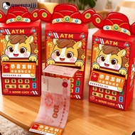 QUENNA 2026 Horse Year Creative ATM Red Envelope Red Pockets Chinese New Year Lunar Festival Money B