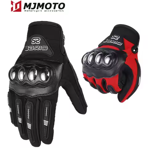 Motorcycle Gloves Breathable Racing Gloves Steel Protective Motorcyclists Riding Gloves Touch Screen