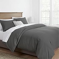 Mayfair Linen King/California King Duvet Cover, 600 Thread Count Sateen 3PC Egyptian Cotton Duvet Co