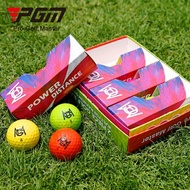 [11GOLF]  PGM Q029  2 layer golf driving range balls colored practice 12pcs golf balls gift set box 