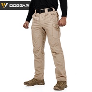 IDOGEAR Tactical Pants Water-repellent Tear-resistant Men Outdoors Training Working Elastic Tactical