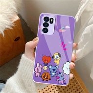 (SW) Softcase Glass For type Oppo A16 A15 RENO 5 RENO 5F A5S A54 RENO 6 | Case Hp | Case Lucu | cas