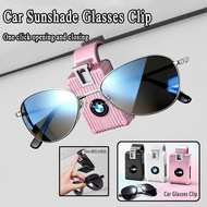 BMW Car Glasses Clip Creative Luggage Sunglasses Frame Car Sunshade Clip Car Interior Accessories，Fo
