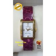 (Ladies) 100% ORIGINAL HEGNER 8-1615P25LPG Gold Case Stainless Steel Fashion Ladies Watch