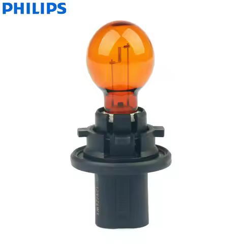 Philips HPC24WY 12272NA Original HiPerClick Car Halogen Turn Signal Bulb 12V 24W Pu20d/6 2200K Amber