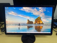 PHILIPS 22吋 顯示器 LED 熒幕 IPS / 高清 1080 無邊框 不閃屏 低藍光 / 22‘’ 227E QHA mon monitor