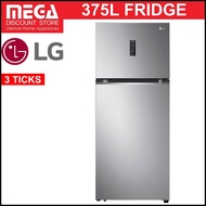 LG GT-B3722PZ 375L 2-DOOR FRIDGE (3 TICKS)