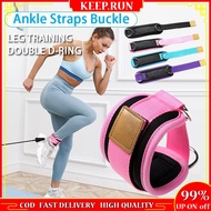 1pcs Fitness Ankle Straps Padded Double D-ring/ Leg Training Ankle Straps Buckle Gym Training