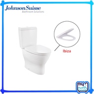 Johnson Suisse WBTS800121WW Replacement Ibiza Soft Closing Seat & Cover - White