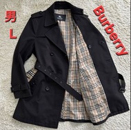 男L碼／日本進口二手精品／BURBERRY 風衣