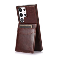 Flip Leather Cover for Samsung S10 Plus S10E S10 S9 Plus S9 S8 Plus S8 Wallet Case Credit Card Holder Kickstand