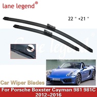 Car Front Wiper Blade For Porsche Boxster Cayman 981 981C 2012~2016 Windscreen Windshield Accessorie