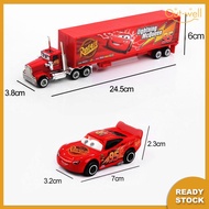 McQueen Mack รถของเล่นสำหรับเด็กโมเดลรถยนต์เหล็กรถบรรทุกเพื่อความสนุกในร่ม