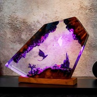 Bohemian Style Crystal Resin Night Light Bedroom Bedside Creative Atmosphere Light ins Style