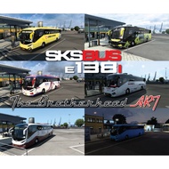 Ets2 Skin - Euro Truck Simulator 2 sksbus e138i Skinpack Malaysia v1.48 | 7 in 1