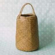 กระจูดสาน กระเป๋าหิ้ว กระเป๋าสาน ตะกร้าสานมีหูหิ้ว วัสดุธรรมชาติ งานแฮนด์เมด Handmade bag งานจริงตามรูป