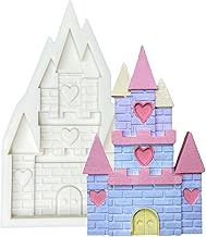 KAKIWYHHH Dream Castle House Creative Fondant,Sugar Craft,Cake Decorating,Molds, Epoxy Resin Silicon