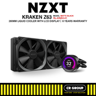 NZXT Kraken Z63 - 280mm Liquid Cooler with LCD Display - 300RPM Fan Speed (6Yrs NZXT Warranty)