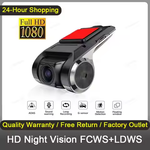 Driving Recorder ADAS Car DVR Driving Recorder DVR Video HD 1080P USB Automatic Video Recorder For A