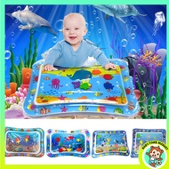 Baby Tummy Time Mat Play Gym Pad Water Play Mat Baby Inflatable Water Cushion Pat Toy Mainan Baby 3 