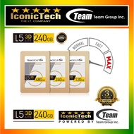 TEAM GROUP TEAM L5 LITE 3D 240GB 2.5" SATA III SSD (100% Brand New Ori)