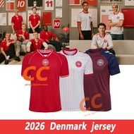 2026 Denmark World Cup Soccer Football Jersey Sports T shirt Men's player Jerseys Top Quality S-4XL 