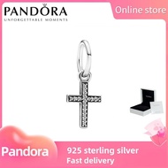100% Authentic S925 Sterling Silver PANDORA [791310CZ] Cz] with Flashing Cross Angle with Magic