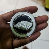 koin perak silver 1 oz Bhutan Borobudur