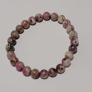 V8311.  高貨舒俱來 抗壞細胞最好佳品。櫻花粉水晶手串 7mm