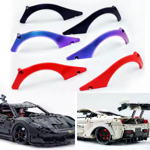 Wide Body Wheel Arch Modification Accessories Compatible With LEGO CADA C61053 C61042 C61043 P1 488 