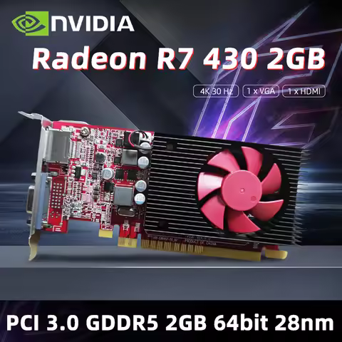 AMD Radeon R7430 R7 430 2GB GDDR5 Graphics Cards L39873-001 VGA DisplayPort Pci-e X16