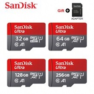 SanDisk Micro SD Card Class 10 A1 Microsd 32GB 64GB 128GB 256GB 512GB 100MB/S U3 TF Memory Cards + S