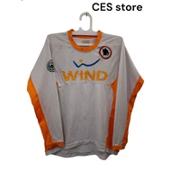 Retro sport football jersey as roma away wind