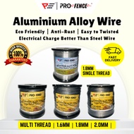 Pro Fence Aluminium Alloy Wire Electric Fence Wire Aluminium Wire Wayar Tali Pagar Elektrik Pagar El