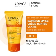 [Import] Uriage BARIÉSUN SPF50+ CRÈME TEINTÉE CLAIRE Bright Background Sunscreen 50ml