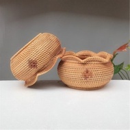 Rattan Storage Basket - Box for Crafts, Fruits, Bread.... - Meaningful and Exquisite Housewarming Gi