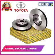 GIRLING DISC BRAKE ROTOR TOYOTA VIOS CAMRY ALTIS YARIS ESTIMA ALPHARD VELLFIRE