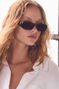 Le Specs toffee tort diamond pattern sunglasses 澳洲品牌超靚玳瑁琥珀色小香菱格紋太陽眼鏡 旅行 沙灘 襯衫