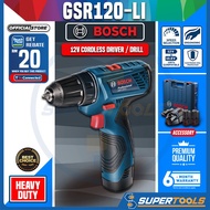 BOSCH GSR120-LI (GEN 2) Professional Cordless Drill/Driver (GSR120LI) With X33 Accesories 13PCS SCREW BIT