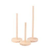 1PC Easy To Assemble Wooden Paper Towel Holder For Kitchen, Living Room, And Bedroom - Vertical Tiss