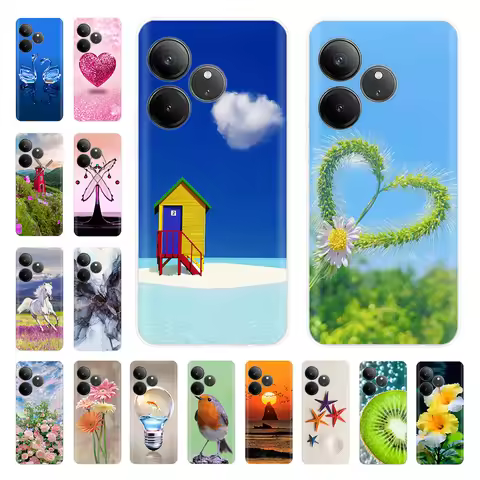 Phone Cover For Realme GT 6 6T Case Soft TPU Silicone Bumper Coque for Realme GT 6 6T Case Protector